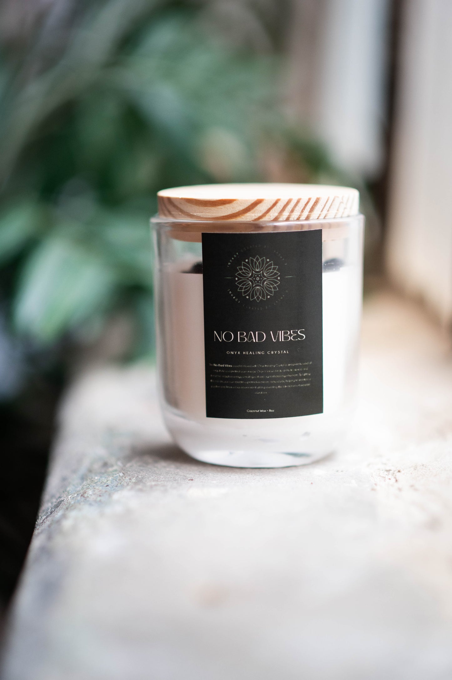 No Bad Vibes Onyx Infused Candle